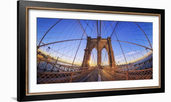 Usa, New York City, Brooklyn Bridge-Michele Falzone-Framed Photographic Print