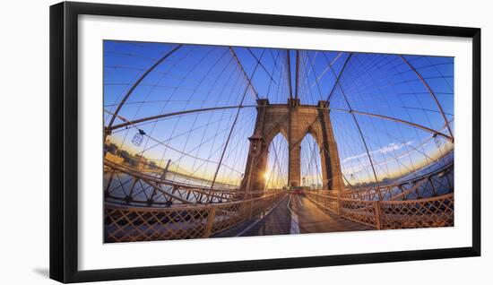 Usa, New York City, Brooklyn Bridge-Michele Falzone-Framed Photographic Print