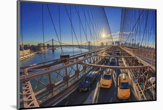 Usa, New York City, Brooklyn Bridge-Michele Falzone-Mounted Photographic Print