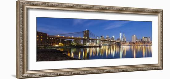 Usa, New York City, Downtown Financial District of Manhattan-Gavin Hellier-Framed Photographic Print