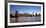 USA, New York City, Manhattan, Brooklyn Bridge, View from Brooklyn, Evening, Panorama-Catharina Lux-Framed Photographic Print