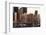 USA, New York City, Manhattan, Brooklyn Bridge, View from Brooklyn, Morning-Catharina Lux-Framed Photographic Print