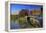 Usa, New York City, Manhattan, Central Park, Bow Bridge-Michele Falzone-Framed Premier Image Canvas