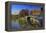 Usa, New York City, Manhattan, Central Park, Bow Bridge-Michele Falzone-Framed Premier Image Canvas