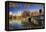 Usa, New York City, Manhattan, Central Park, Bow Bridge-Michele Falzone-Framed Premier Image Canvas