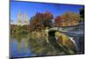 Usa, New York City, Manhattan, Central Park, Bow Bridge-Michele Falzone-Mounted Photographic Print