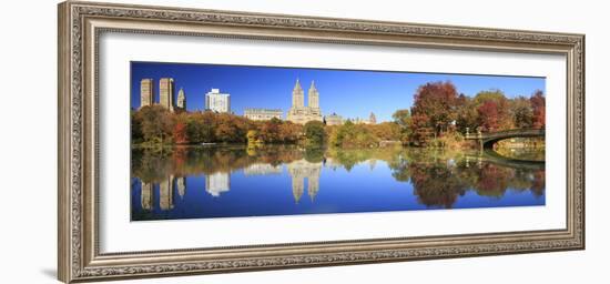 Usa, New York City, Manhattan, Central Park, Bow Bridge-Michele Falzone-Framed Photographic Print