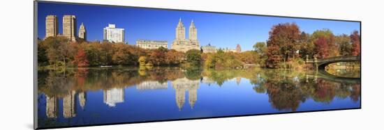 Usa, New York City, Manhattan, Central Park, Bow Bridge-Michele Falzone-Mounted Photographic Print