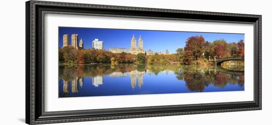 Usa, New York City, Manhattan, Central Park, Bow Bridge-Michele Falzone-Framed Photographic Print