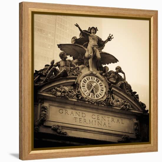 USA, New York City, Manhattan, Midtown, Grand Central Station-Alan Copson-Framed Premier Image Canvas