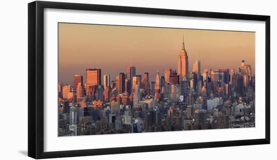 Usa, New York City, Manhattan Skyline from Brooklyn-Michele Falzone-Framed Photographic Print