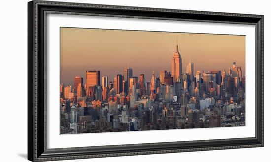 Usa, New York City, Manhattan Skyline from Brooklyn-Michele Falzone-Framed Photographic Print