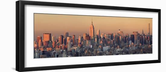 Usa, New York City, Manhattan Skyline from Brooklyn-Michele Falzone-Framed Photographic Print