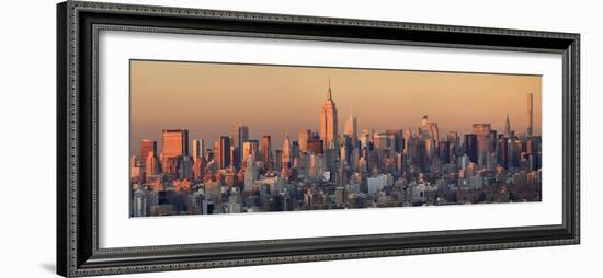 Usa, New York City, Manhattan Skyline from Brooklyn-Michele Falzone-Framed Photographic Print