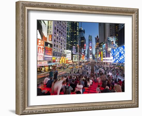 USA, New York City, Manhattan,  Times Square-Gavin Hellier-Framed Photographic Print