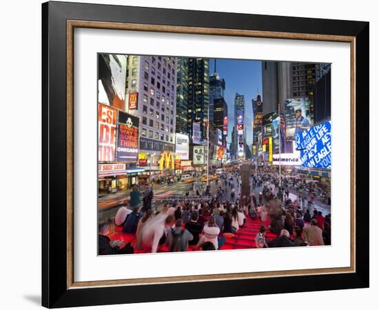 USA, New York City, Manhattan,  Times Square-Gavin Hellier-Framed Photographic Print