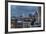 Usa, New York, Freedom Tower over Rooftops and Water Tanks-Alan Copson-Framed Photographic Print