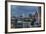 Usa, New York, Freedom Tower over Rooftops and Water Tanks-Alan Copson-Framed Photographic Print