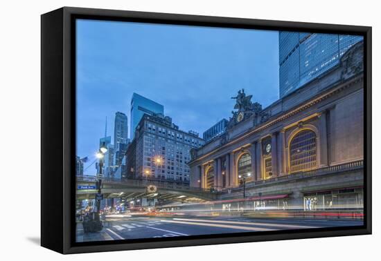 USA, New York, Grand Central Terminal at Dawn-Rob Tilley-Framed Premier Image Canvas