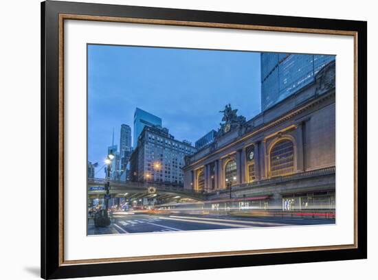 USA, New York, Grand Central Terminal at Dawn-Rob Tilley-Framed Photographic Print