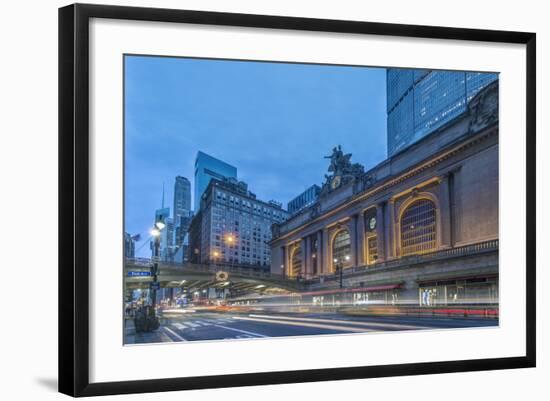 USA, New York, Grand Central Terminal at Dawn-Rob Tilley-Framed Photographic Print