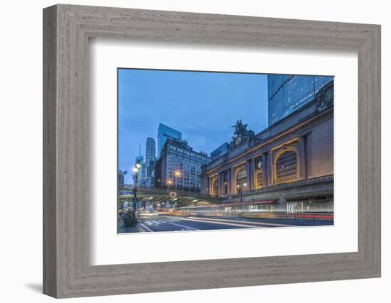 USA, New York, Grand Central Terminal at Dawn-Rob Tilley-Framed Photographic Print