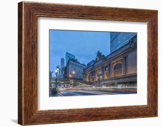 USA, New York, Grand Central Terminal at Dawn-Rob Tilley-Framed Photographic Print