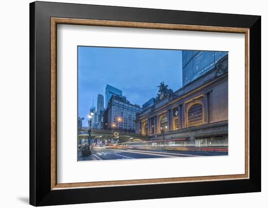 USA, New York, Grand Central Terminal at Dawn-Rob Tilley-Framed Photographic Print