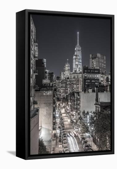 Usa, New York, Manhattan, Lower Manhattan, Chinatown-Alan Copson-Framed Premier Image Canvas