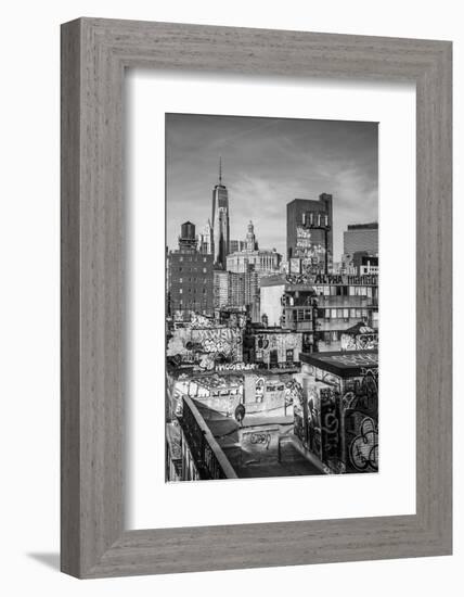 Usa, New York, Manhattan, Lower Manhattan, Chinatown-Alan Copson-Framed Photographic Print