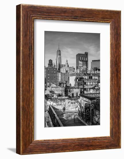 Usa, New York, Manhattan, Lower Manhattan, Chinatown-Alan Copson-Framed Photographic Print