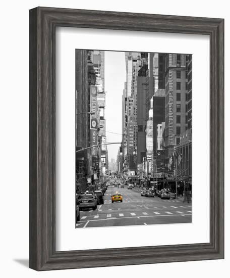 USA, New York, Manhattan, Midtown, 7th Avenue-Alan Copson-Framed Photographic Print