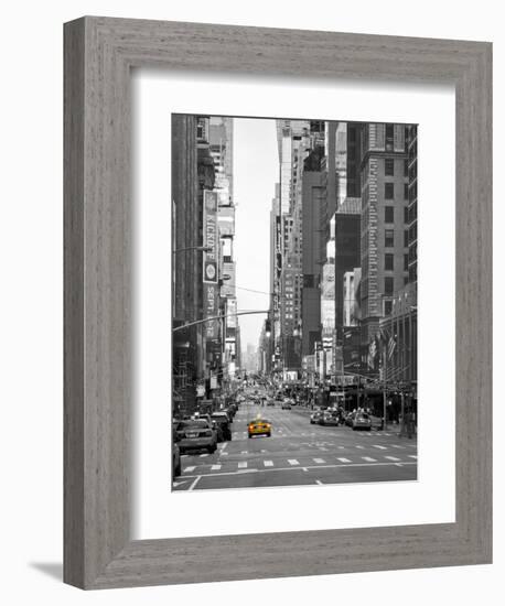 USA, New York, Manhattan, Midtown, 7th Avenue-Alan Copson-Framed Photographic Print