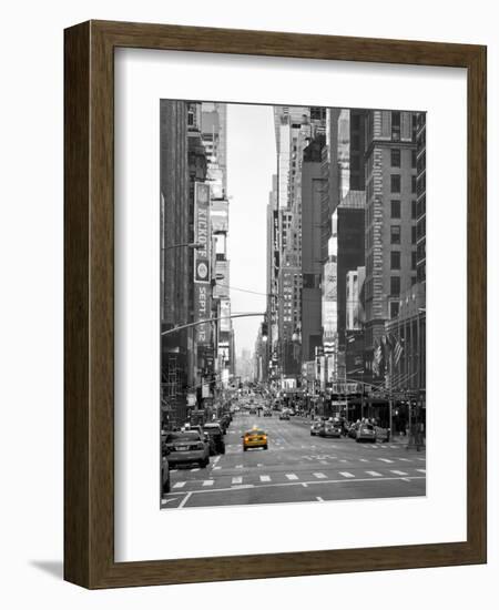 USA, New York, Manhattan, Midtown, 7th Avenue-Alan Copson-Framed Photographic Print