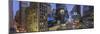 Usa, New York, Manhattan, Midtown, Broadway Towards Times Square-Alan Copson-Mounted Photographic Print