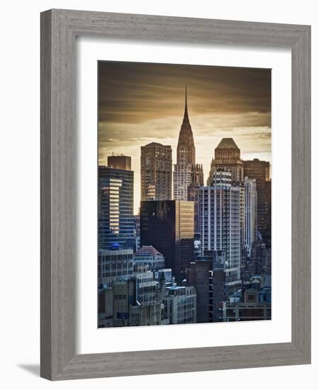 USA, New York, Manhattan, Midtown, Chrysler Building-Alan Copson-Framed Photographic Print