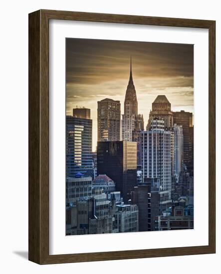 USA, New York, Manhattan, Midtown, Chrysler Building-Alan Copson-Framed Photographic Print