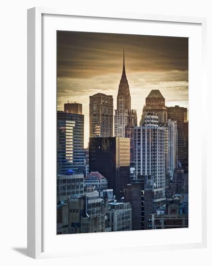 USA, New York, Manhattan, Midtown, Chrysler Building-Alan Copson-Framed Photographic Print