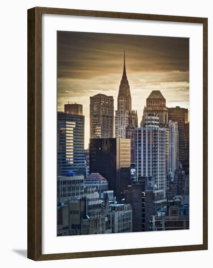 USA, New York, Manhattan, Midtown, Chrysler Building-Alan Copson-Framed Photographic Print