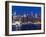 USA, New York, Manhattan, Midtown Skyline with the Empitre State Building across the Hudson River-Alan Copson-Framed Photographic Print