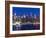 USA, New York, Manhattan, Midtown Skyline with the Empitre State Building across the Hudson River-Alan Copson-Framed Photographic Print