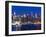 USA, New York, Manhattan, Midtown Skyline with the Empitre State Building across the Hudson River-Alan Copson-Framed Photographic Print