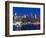 USA, New York, Manhattan, Midtown Skyline with the Empitre State Building across the Hudson River-Alan Copson-Framed Photographic Print