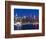 USA, New York, Manhattan, Midtown Skyline with the Empitre State Building across the Hudson River-Alan Copson-Framed Photographic Print