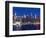 USA, New York, Manhattan, Midtown Skyline with the Empitre State Building across the Hudson River-Alan Copson-Framed Photographic Print