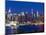 USA, New York, Manhattan, Midtown Skyline with the Empitre State Building across the Hudson River-Alan Copson-Mounted Photographic Print