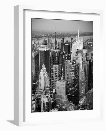 USA, New York, Manhattan, Midtown Skyline-Alan Copson-Framed Photographic Print