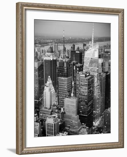 USA, New York, Manhattan, Midtown Skyline-Alan Copson-Framed Photographic Print