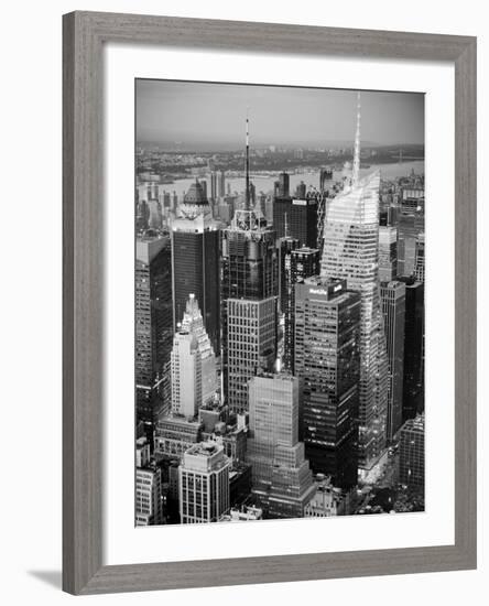 USA, New York, Manhattan, Midtown Skyline-Alan Copson-Framed Photographic Print