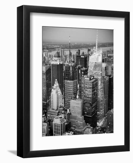 USA, New York, Manhattan, Midtown Skyline-Alan Copson-Framed Photographic Print